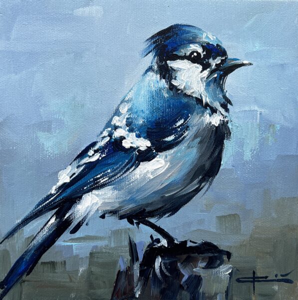 Bird - a painting by Marian Jesień