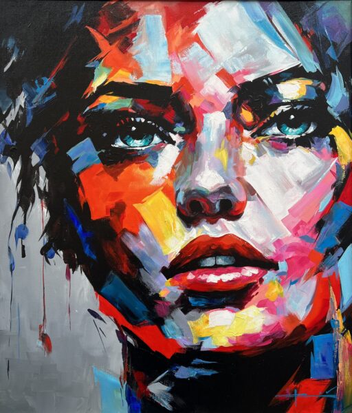 Girl - a painting by Marian Jesień