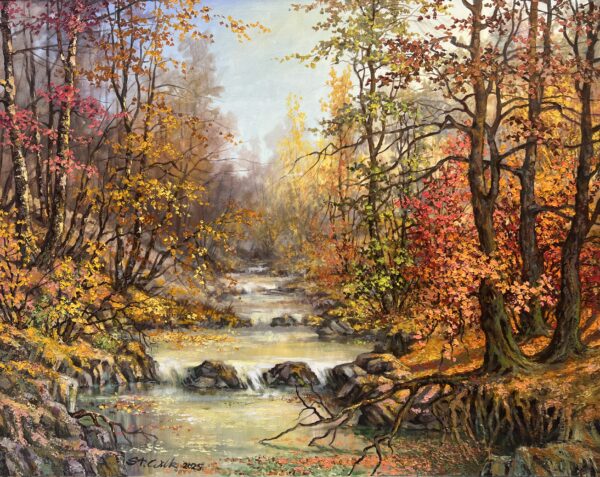 River - a painting by Stanisław Wilk