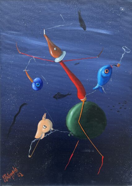 Dance - a painting by Jarosław Kiełczyński