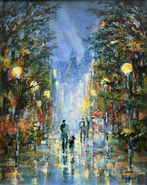 Painting - a painting by Danuta Frydrych