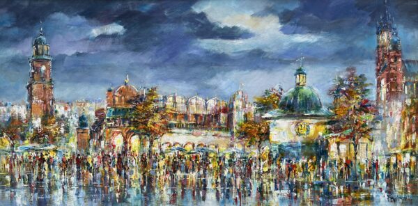 Kraków - a painting by Danuta Frydrych