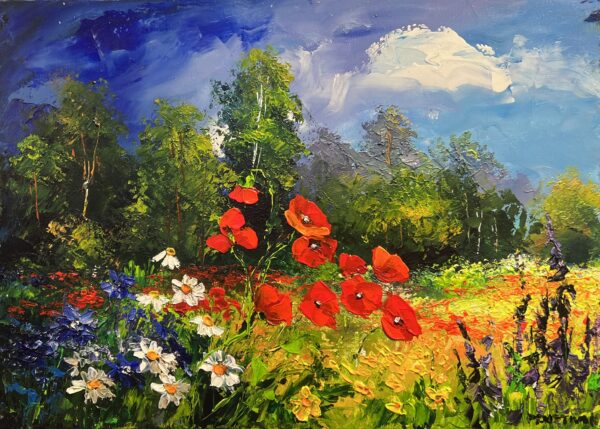 Unfolding Symphony - a painting by Pentti Vainio