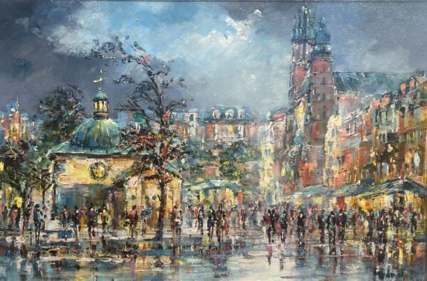 Kraków - a painting by Danuta Frydrych