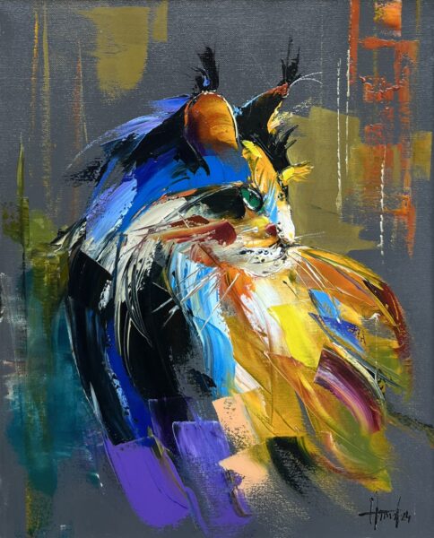 Painting - a painting by Alfred Anioł